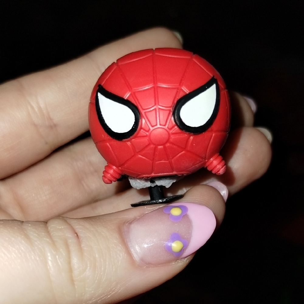Homemade Spider-Man Tsum Tsum Croc Charm